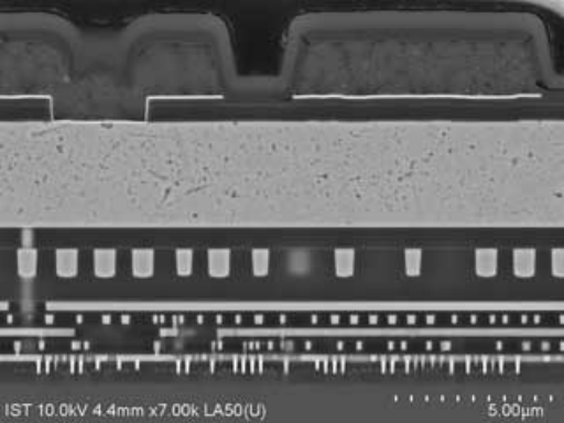 半導體芯片剖面分析